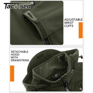 Softshell / polaire coupe - vent & imperméable à capuche "TACVASEN - LSTJ404" - Planète Rando