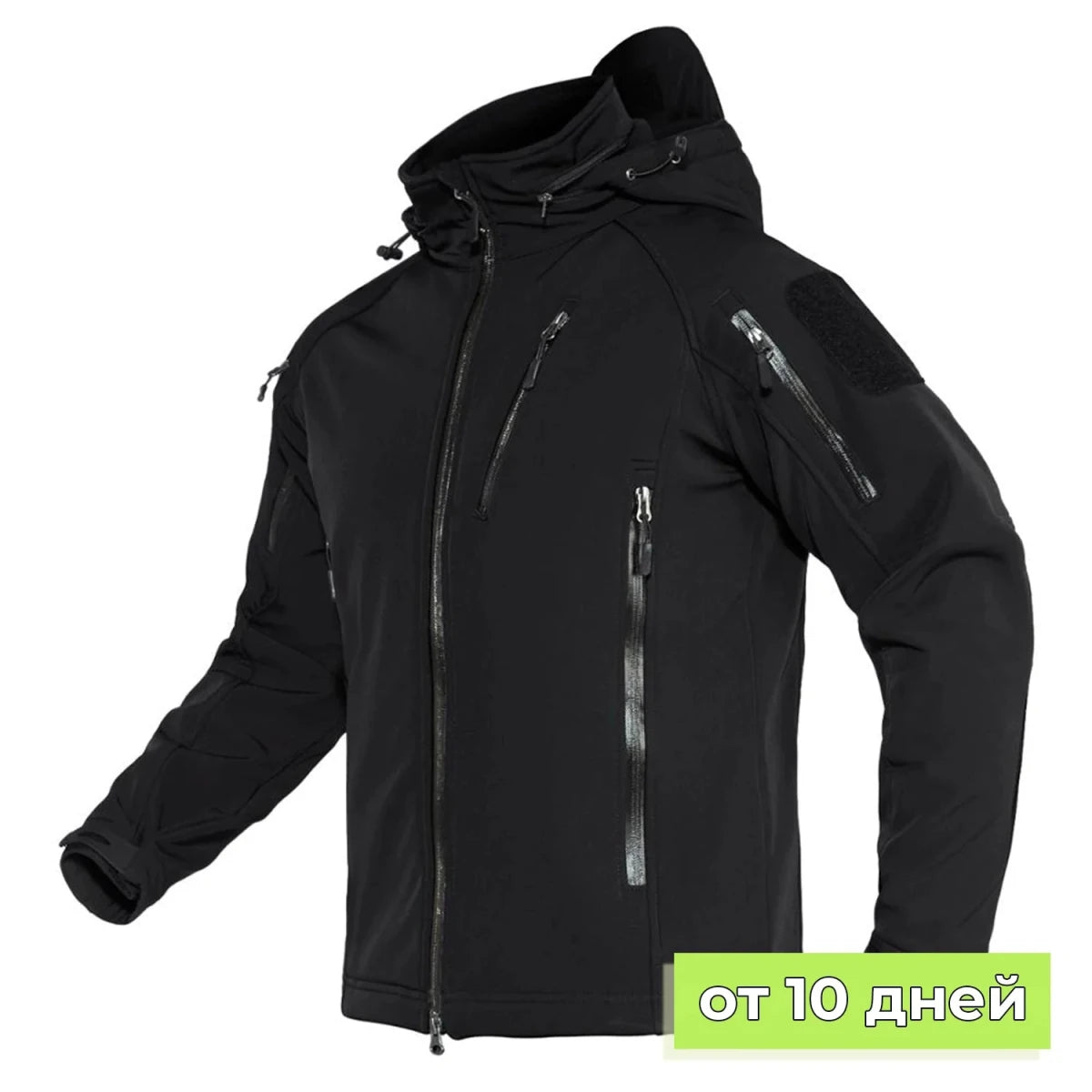 Softshell / polaire coupe - vent & imperméable à capuche "TACVASEN - LSTJ404" - Planète Rando