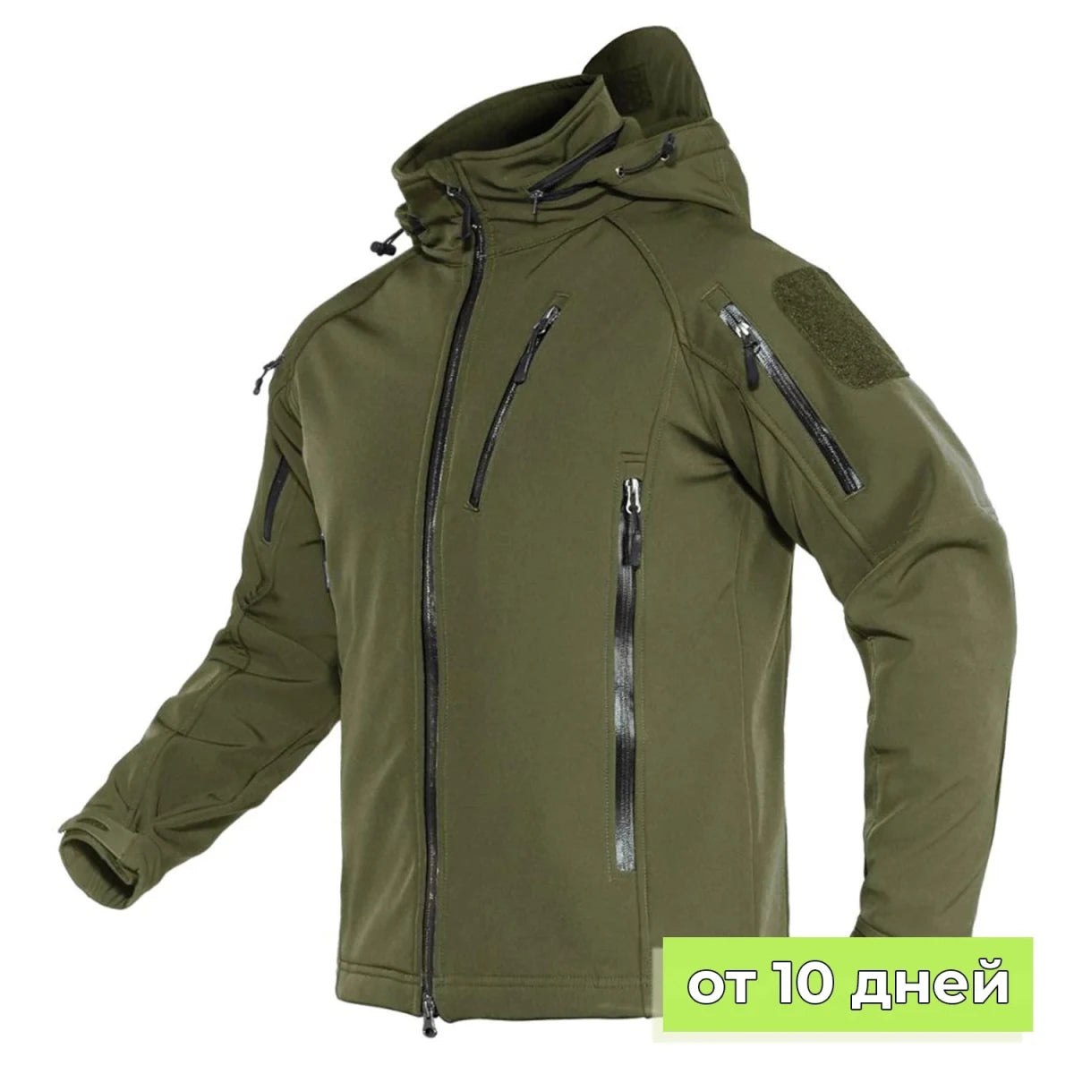 Softshell / polaire coupe - vent & imperméable à capuche "TACVASEN - LSTJ404" - Planète Rando