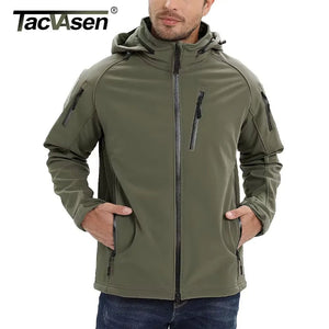 Softshell / polaire coupe - vent & imperméable à capuche "TACVASEN - LSTJ404" - Planète Rando