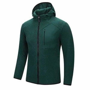 Softshell / polaire en peluche cationique à capuche à manches longues, respirant "Planete Rando - Flexstorm Fx105" - Planète Rando