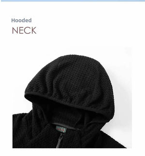 Softshell / polaire en peluche cationique à capuche à manches longues, respirant "Planete Rando - Flexstorm Fx105" - Planète Rando
