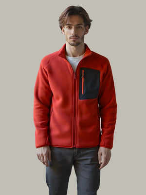 Softshell thermique / polaire à col unisexe "Wildwear - WD200" - Planète Rando