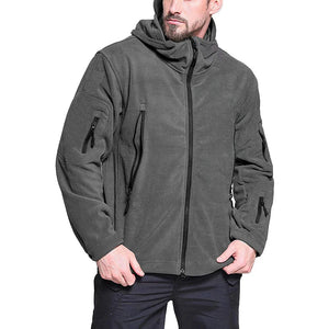 Softshell thermique / veste polaire tactique d'hiver pour homme "TACVASEN - LSTJ410" - Planète Rando