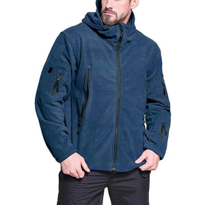 Softshell thermique / veste polaire tactique d'hiver pour homme "TACVASEN - LSTJ410" - Planète Rando