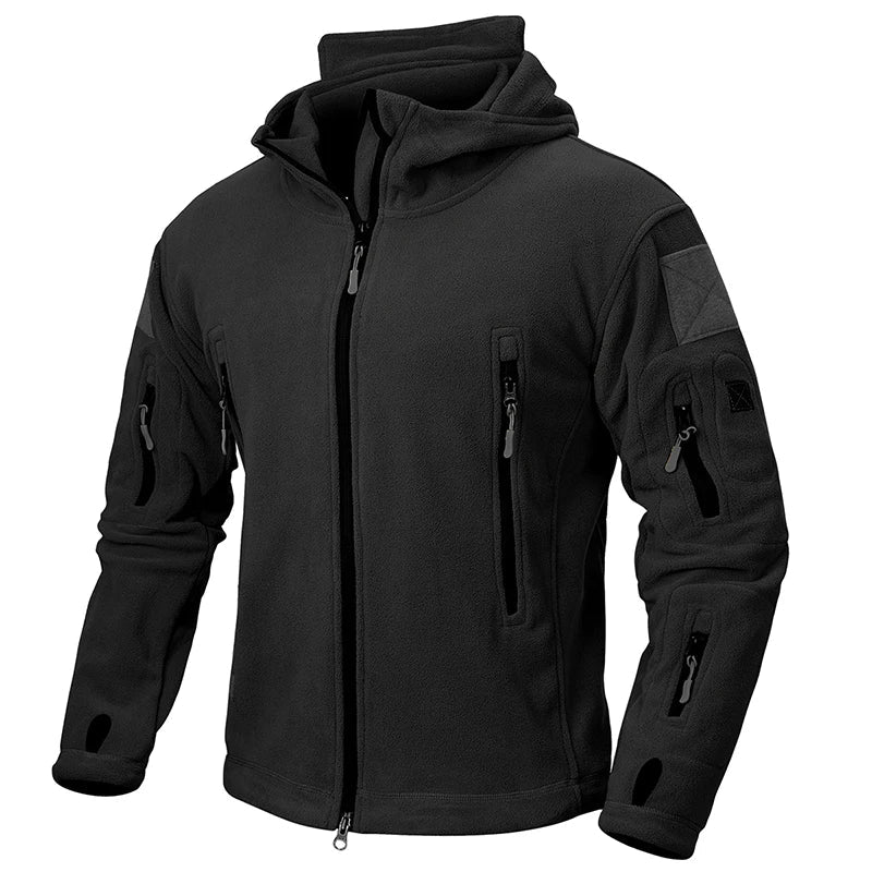 Softshell thermique / veste polaire tactique d'hiver pour homme "TACVASEN - LSTJ410" - Planète Rando