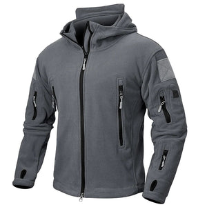 Softshell thermique / veste polaire tactique d'hiver pour homme "TACVASEN - LSTJ410" - Planète Rando
