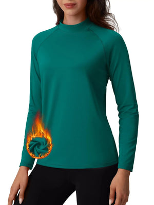 Sous - vêtement technique / sous - pull d'hiver doublé polaire pour femme "TACVASEN - TS329" - Planète Rando