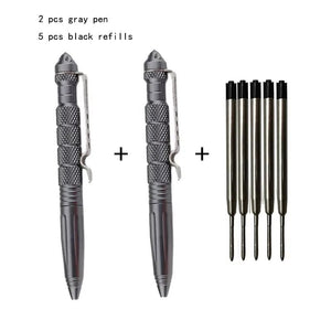 Stylo tactique de défense en aluminium, antidérapant, brise - vitre, autodéfense, outils d'extérieur EDC "47 Outdoor - Survival pen" - Planète Rando