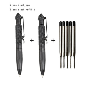Stylo tactique de défense en aluminium, antidérapant, brise - vitre, autodéfense, outils d'extérieur EDC "47 Outdoor - Survival pen" - Planète Rando