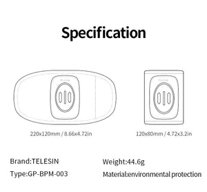 Support de sac à dos rotatif à 360° pour caméra d'action "TELESIN - GP - BPM series" - Planète Rando