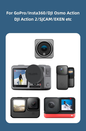 Support de sac à dos rotatif à 360° pour caméra d'action "TELESIN - GP - BPM series" - Planète Rando