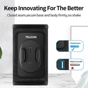 Support de sac à dos rotatif à 360° pour caméra d'action "TELESIN - GP - BPM series" - Planète Rando