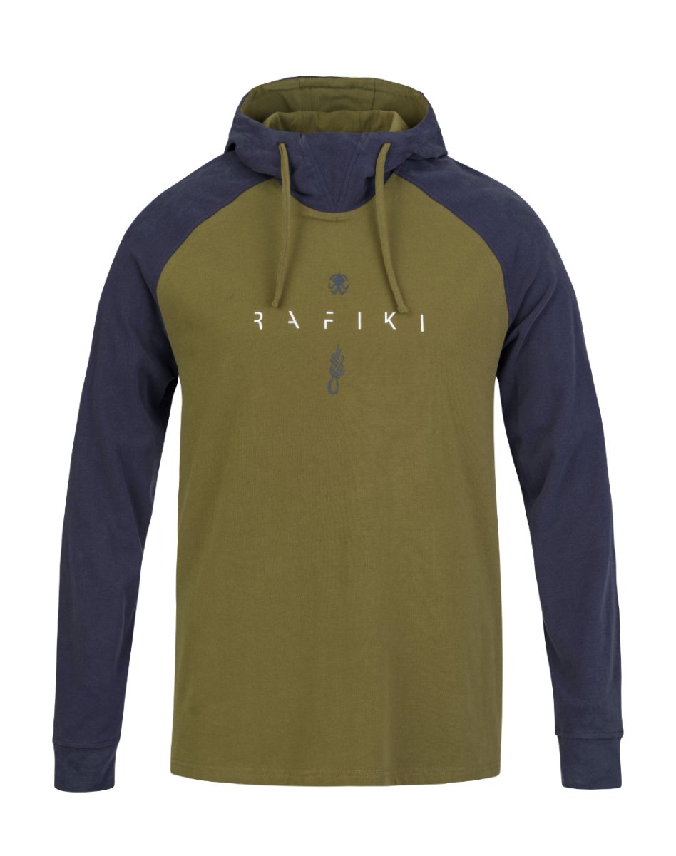 Sweat à capuche en coton biologique pour Homme "Rafiki − TRAVERSE" - Planète Rando