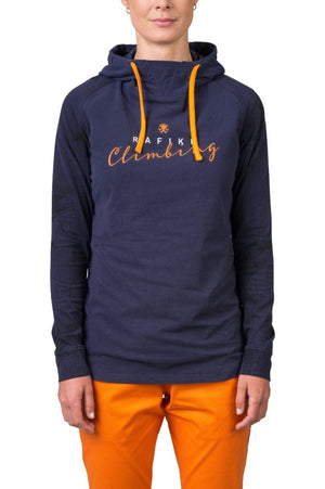 Sweat-shirt à capuche léger et respirant en coton biologique pour femme "Rafiki − ESTRELLA" - Planète Rando