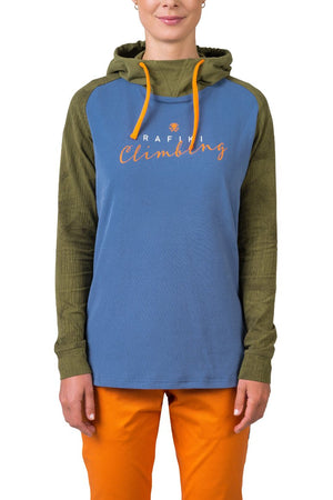 Sweat-shirt à capuche léger et respirant en coton biologique pour femme "Rafiki − ESTRELLA" - Planète Rando