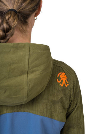 Sweat-shirt à capuche léger et respirant en coton biologique pour femme "Rafiki − ESTRELLA" - Planète Rando