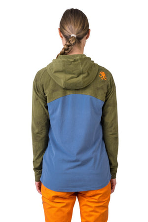 Sweat-shirt à capuche léger et respirant en coton biologique pour femme "Rafiki − ESTRELLA" - Planète Rando