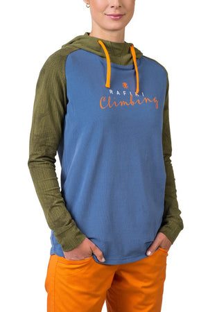 Sweat-shirt à capuche léger et respirant en coton biologique pour femme "Rafiki − ESTRELLA" - Planète Rando