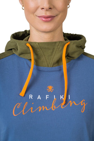 Sweat-shirt à capuche léger et respirant en coton biologique pour femme "Rafiki − ESTRELLA" - Planète Rando