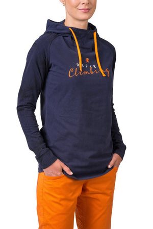 Sweat-shirt à capuche léger et respirant en coton biologique pour femme "Rafiki − ESTRELLA" - Planète Rando