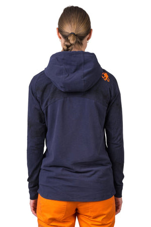 Sweat-shirt à capuche léger et respirant en coton biologique pour femme "Rafiki − ESTRELLA" - Planète Rando