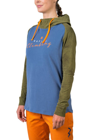 Sweat-shirt à capuche léger et respirant en coton biologique pour femme "Rafiki − ESTRELLA" - Planète Rando