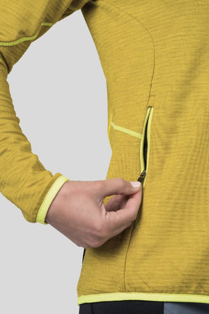 Sweatshirt de randonnée / bikepacking avec technologie Polarstretch Grid pour femme "Hannah − DAGNYS" - Planète Rando