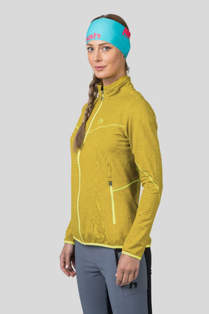 Sweatshirt de randonnée / bikepacking avec technologie Polarstretch Grid pour femme "Hannah − DAGNYS" - Planète Rando