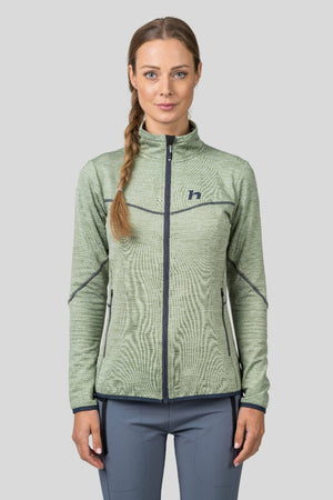 Sweatshirt de randonnée / bikepacking avec technologie Polarstretch Grid pour femme "Hannah − DAGNYS" - Planète Rando