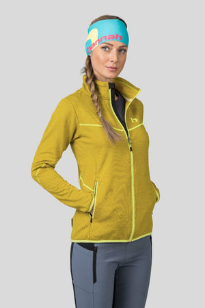 Sweatshirt de randonnée / bikepacking avec technologie Polarstretch Grid pour femme "Hannah − DAGNYS" - Planète Rando