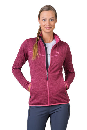 Sweatshirt de randonnée / bikepacking avec technologie Polarstretch Grid pour femme "Hannah − DAGNYS" - Planète Rando