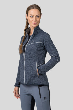 Sweatshirt de randonnée / bikepacking avec technologie Polarstretch Grid pour femme "Hannah − DAGNYS" - Planète Rando