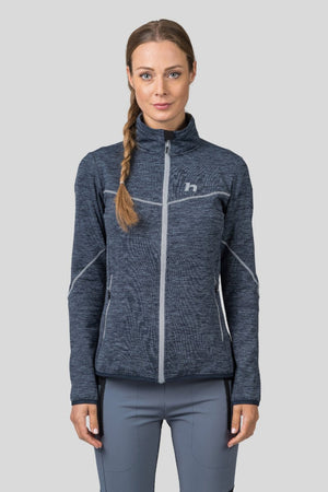 Sweatshirt de randonnée / bikepacking avec technologie Polarstretch Grid pour femme "Hannah − DAGNYS" - Planète Rando