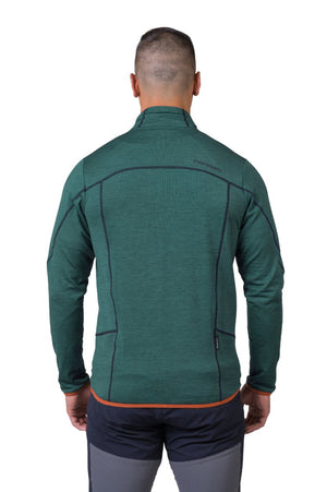 Sweatshirt de randonnée / bikepacking avec technologie Polarstretch Grid pour homme "Hannah − DAMAR" - Planète Rando