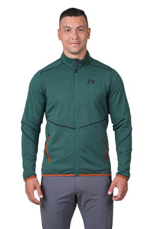 Sweatshirt de randonnée / bikepacking avec technologie Polarstretch Grid pour homme "Hannah − DAMAR" - Planète Rando