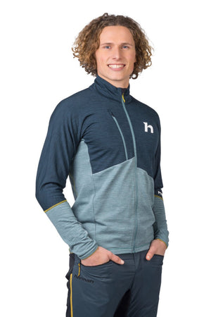 Sweatshirt de randonnée / bikepacking avec technologie Polarstretch Grid pour Homme "Hannah − NIRO" - Planète Rando