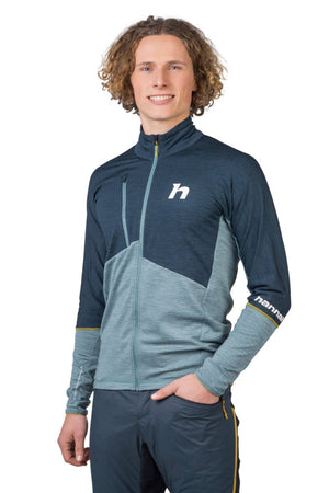 Sweatshirt de randonnée / bikepacking avec technologie Polarstretch Grid pour Homme "Hannah − NIRO" - Planète Rando
