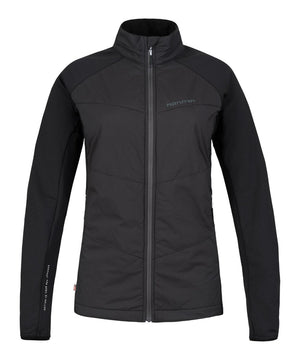 Sweatshirt de randonnée / bikepacking avec technologie Polarstretch Micro, Airlite Windproof, Primaloft Silver Active pour femme "Hannah − MAKANA" - Planète Rando
