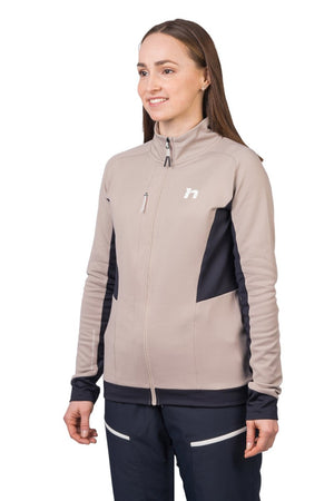 Sweatshirt de randonnée / bikepacking avec technologie Polarstretch Pro pour femme "Hannah − NELA" - Planète Rando
