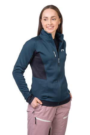 Sweatshirt de randonnée / bikepacking avec technologie Polarstretch Pro pour femme "Hannah − NELA" - Planète Rando