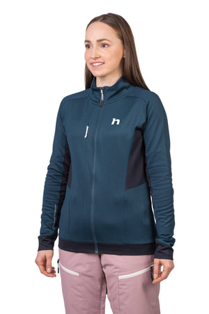 Sweatshirt de randonnée / bikepacking avec technologie Polarstretch Pro pour femme "Hannah − NELA" - Planète Rando