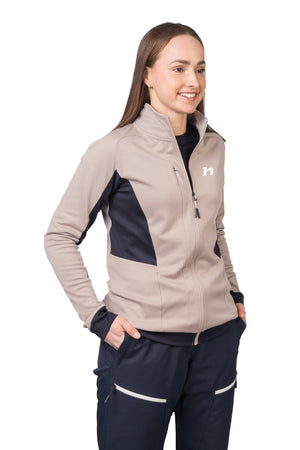 Sweatshirt de randonnée / bikepacking avec technologie Polarstretch Pro pour femme "Hannah − NELA" - Planète Rando
