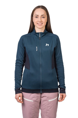 Sweatshirt de randonnée / bikepacking avec technologie Polarstretch Pro pour femme "Hannah − NELA" - Planète Rando