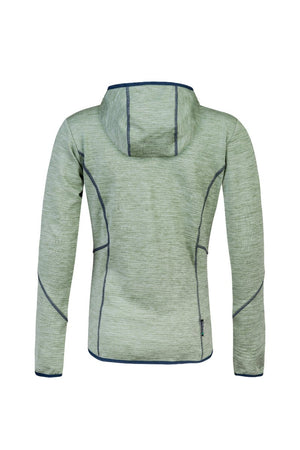 Sweatshirt de randonnée / Softshell bikepacking avec capuche en grille Polarstretch extensible et respirante pour femme "Hannah − DAGNYS HOODY" - Planète Rando
