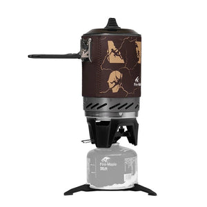 Système de cuisson portable avec pot échangeur de chaleur pour le camping et de randonnée "Fire Maple - FMS - X2" - Planète Rando