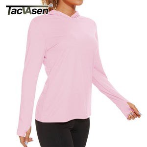 T-shirt à capuche avec protection UV/solaire UPF 50+ "TACVASEN - TS251" - Planète Rando