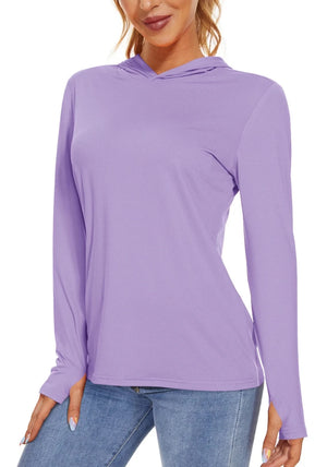 T-shirt à capuche avec protection UV/solaire UPF 50+ "TACVASEN - TS251" - Planète Rando