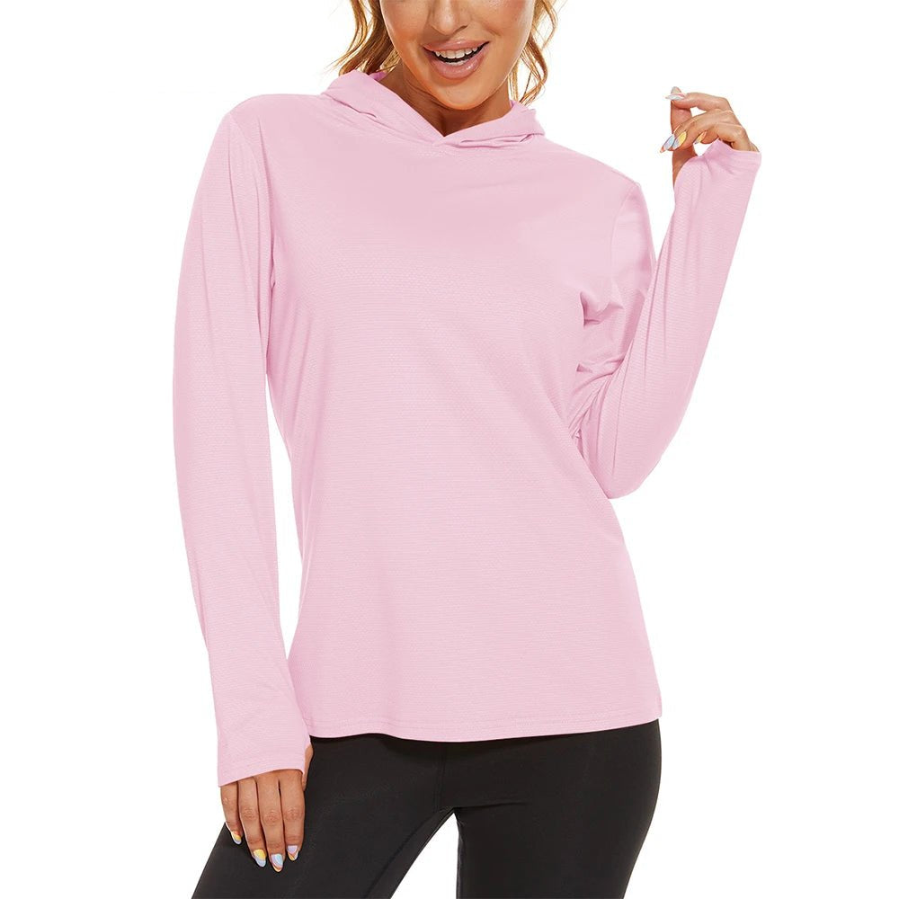 T-shirt à capuche avec protection UV/solaire UPF 50+ "TACVASEN - TS251" - Planète Rando