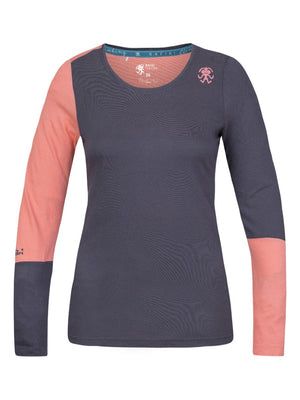 T-shirt à manches longues en coton bio plus et tissu Lenzing Modal® pour femme "Rafiki − FINALE" - Planète Rando